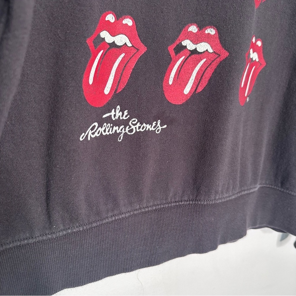 H&M Rolling Stones Sweatshirt Gray Size Medium - Picture 6 of 6